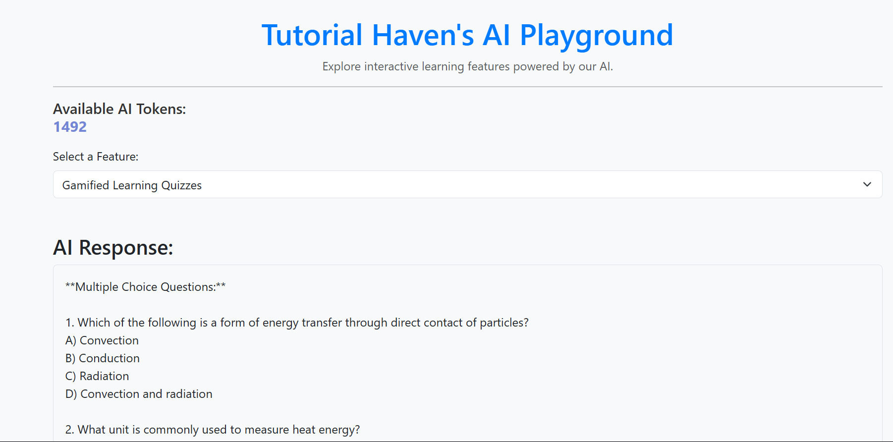 Tutorial Haven ai-playground