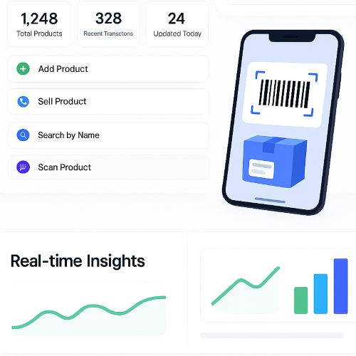Inventrii app interface screenshot