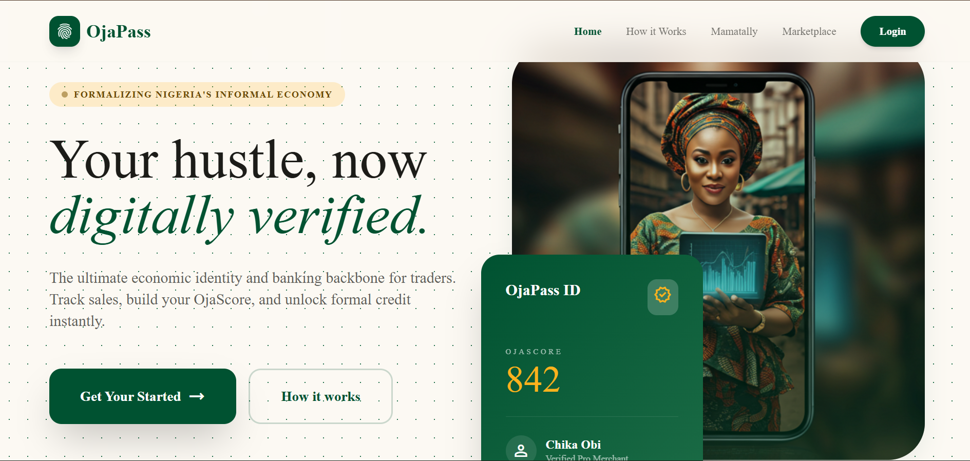 OjaPass platform screenshot